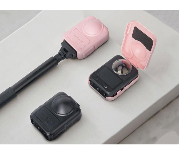 Sunnylife Półotwarte plastikowe etui do DJI Osmo 360 (różowe) - 1509433 - zdjęcie 3